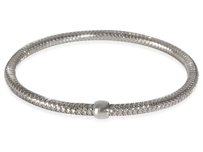 Pulsera flexible Primavera de oro blanco de 3,5 mm de Roberto Coin - vista 5