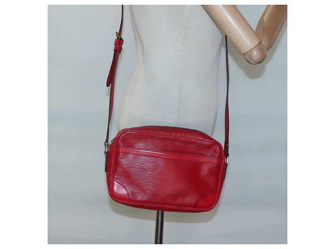 LOUIS VUITTON Borsa a Spalla Epi Trocadero 23 Rossa M52307 LV Auth ep8670 Rosso - vista 22