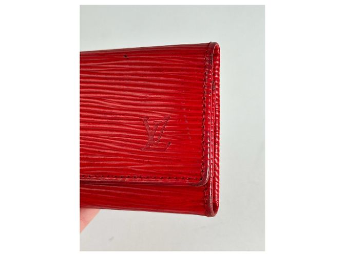 Vintage Louis Vuitton EPI Leather Key Holder red - view 3