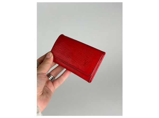Vintage Louis Vuitton EPI Leather Key Holder red - view 4
