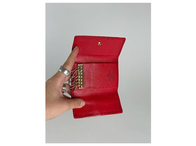 Vintage Louis Vuitton EPI Leather Key Holder red - view 5