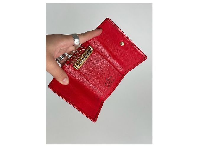 Vintage Louis Vuitton EPI Leather Key Holder red - view 6