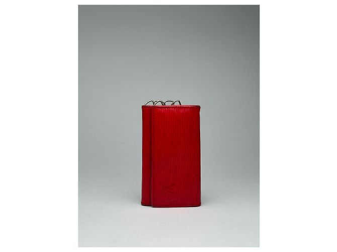 Vintage Louis Vuitton EPI Leather Key Holder red - view 7