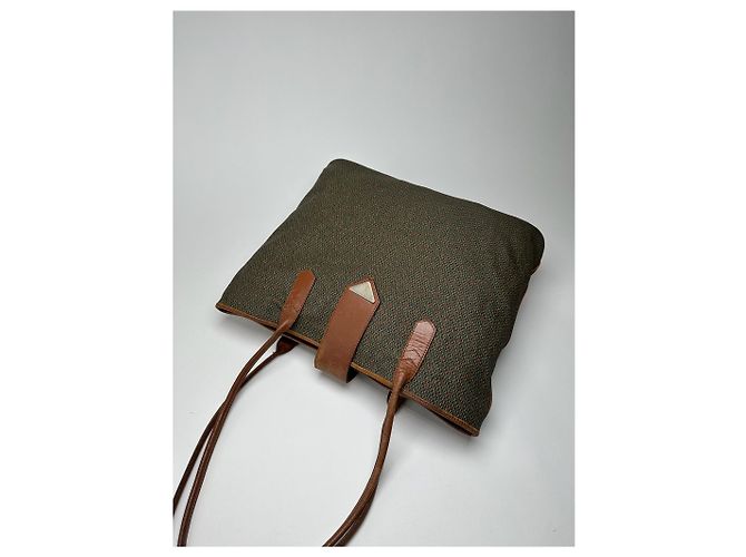 Vintage Yves Saint Laurent Handtasche grau braun - Ansicht 13
