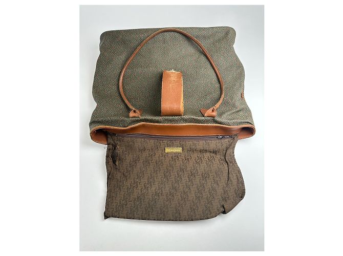Vintage Yves Saint Laurent Handtasche grau braun - Ansicht 5