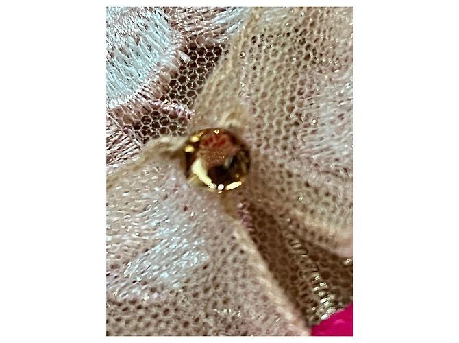 Marchesa Wunderschönes Kleid mit Spitzenoberteil Pink Golden - Ansicht 9