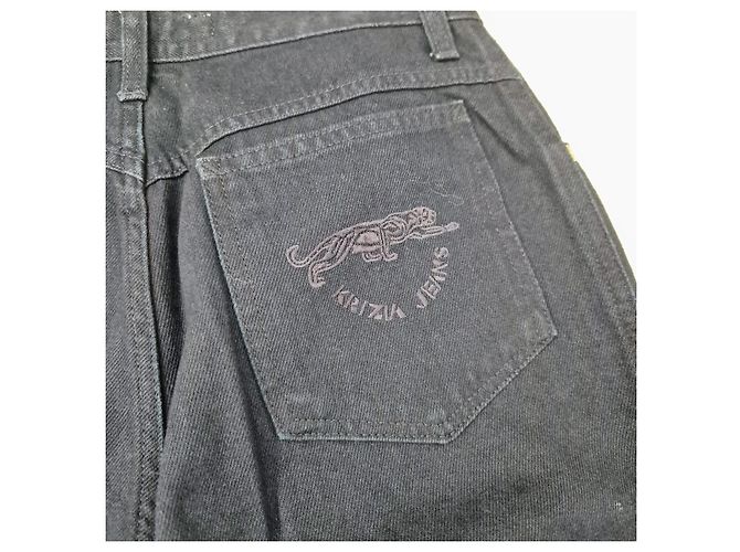 Jeans Krizia vintage anni 80 Blu scuro - vista 7