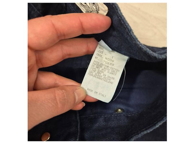 Jeans Krizia vintage anni 80 Blu scuro - vista 8
