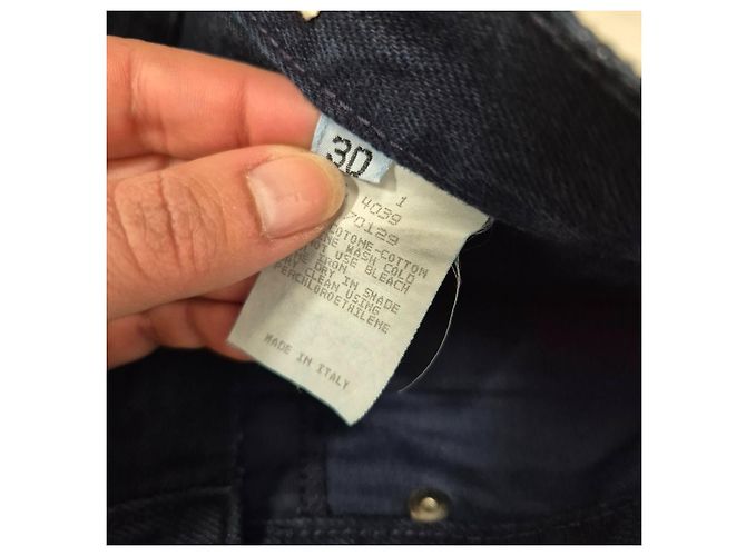 Jeans Krizia vintage anni 80 Blu scuro - vista 9