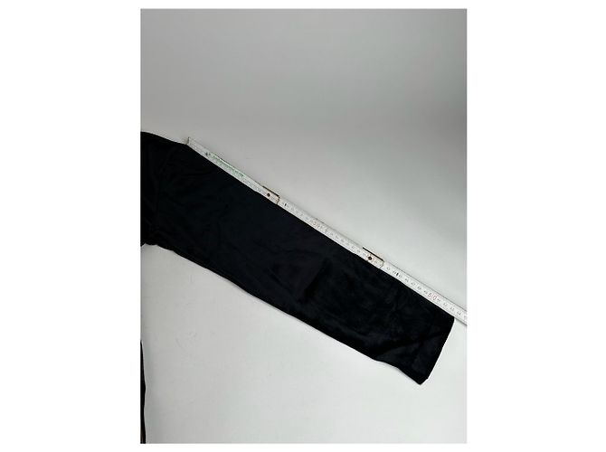 Courreges Pull en sam de Courrèges vintage noir et marron - vue 12