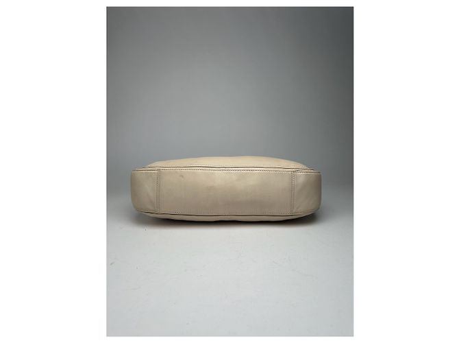 Vintage Issey Miyake Leder Tasche weiß - Ansicht 10