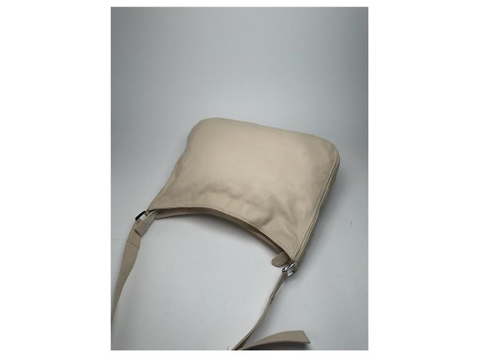 Vintage Issey Miyake Leder Tasche weiß - Ansicht 7