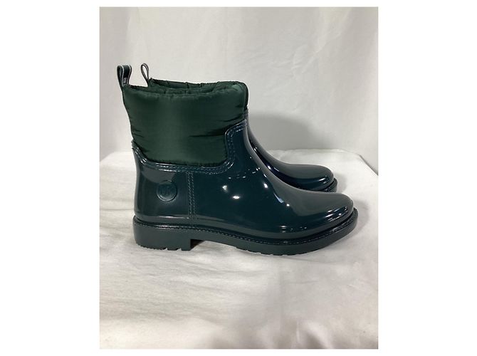 Botas de lluvia Blakely Logo Tape de Michael Kors en PVC y nylon verde carrera - vista 11