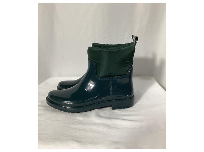 Botas de lluvia Blakely Logo Tape de Michael Kors en PVC y nylon verde carrera - vista 12