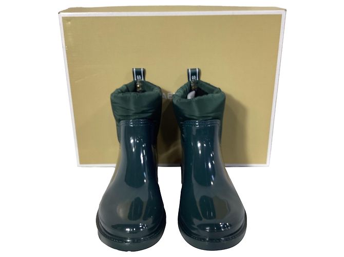 Botas de lluvia Blakely Logo Tape de Michael Kors en PVC y nylon verde carrera - vista 5