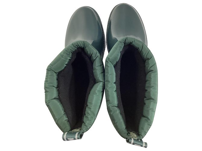 Botas de lluvia Blakely Logo Tape de Michael Kors en PVC y nylon verde carrera - vista 6