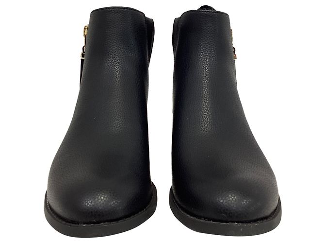 Bota flat Britt da Michael Kors em couro preto - vista 2