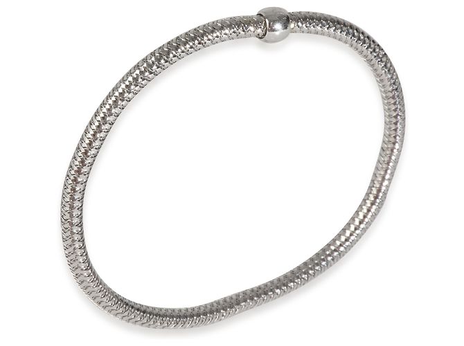 Pulsera flexible Primavera de oro blanco de 3,5 mm de Roberto Coin Plata Metálico - vista 4