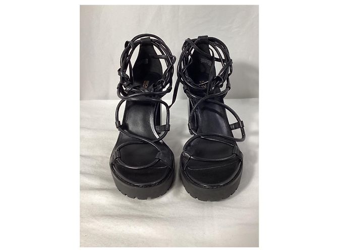 Sandali Vero Platform Michael Kors in pelle nera - vista 9