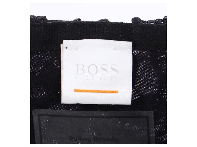 Hugo Boss Boss Hug Boss Spitzenkleid aus schwarzem Polyester - Ansicht 10