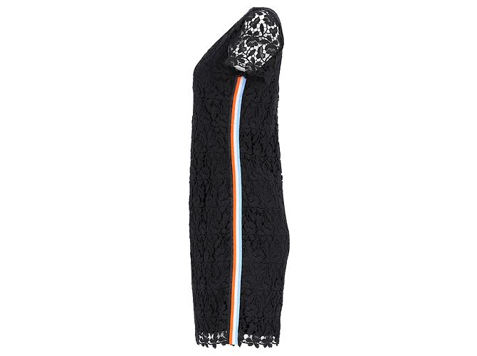 Hugo Boss Boss Hug Boss Spitzenkleid aus schwarzem Polyester - Ansicht 2