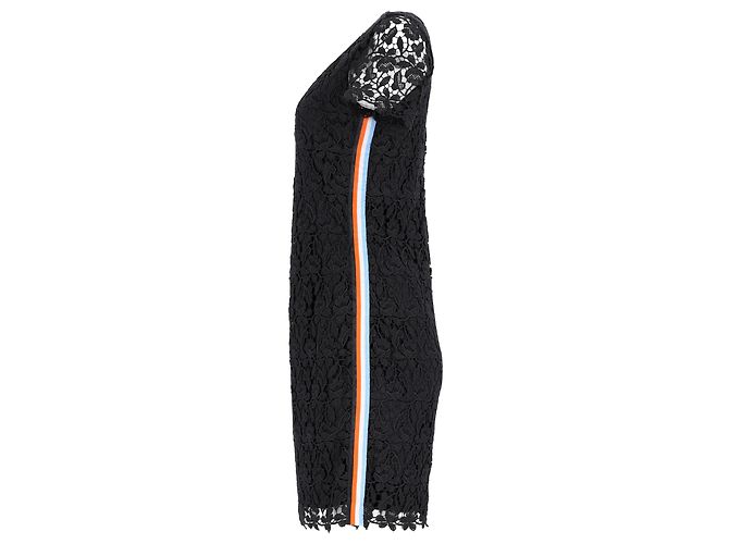 Hugo Boss Boss Hug Boss Spitzenkleid aus schwarzem Polyester - Ansicht 8