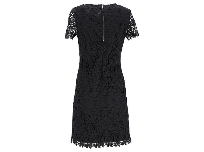 Hugo Boss Boss Hug Boss Spitzenkleid aus schwarzem Polyester - Ansicht 9