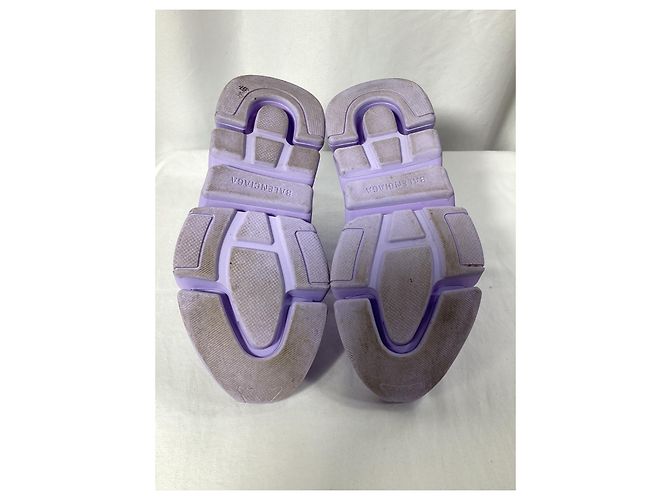Baskets Balenciaga Speed 2.0 en polyester violet - vue 16