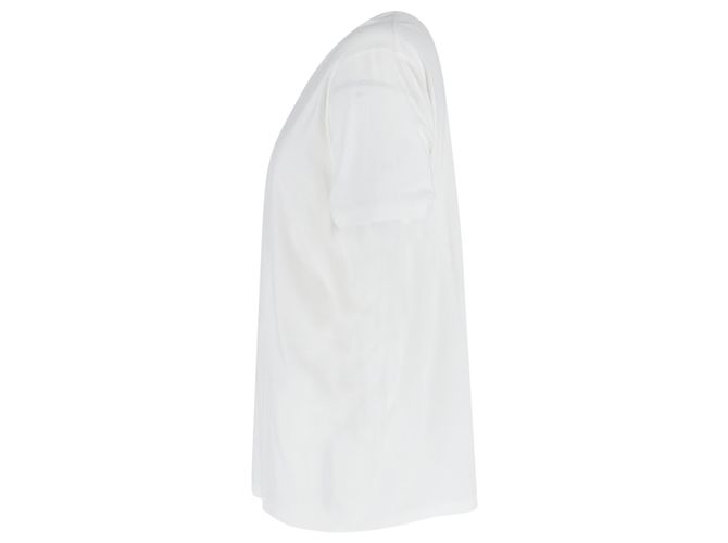 Camiseta de jersey slim-fit Tom Ford em algodão branco Cru - vista 2