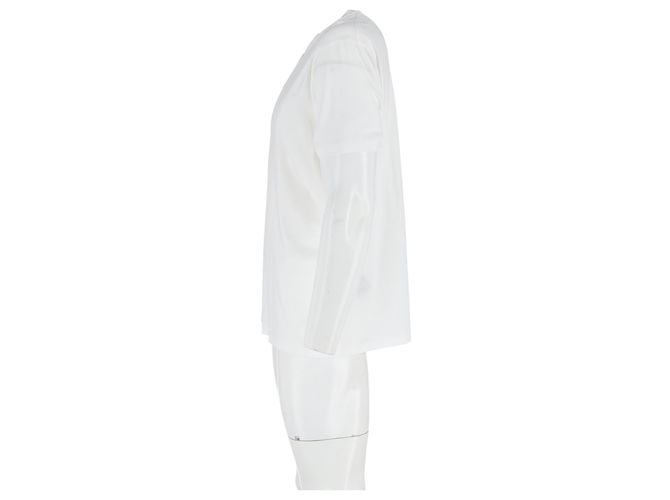 Camiseta de jersey slim-fit Tom Ford em algodão branco Cru - vista 5