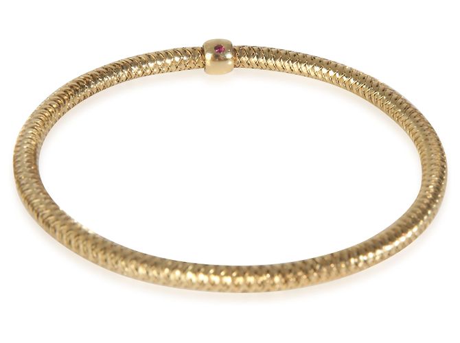 Bracelet flexible Primavera en or jaune 3,5 mm de Roberto Coin Argenté Métallisé - vue 2