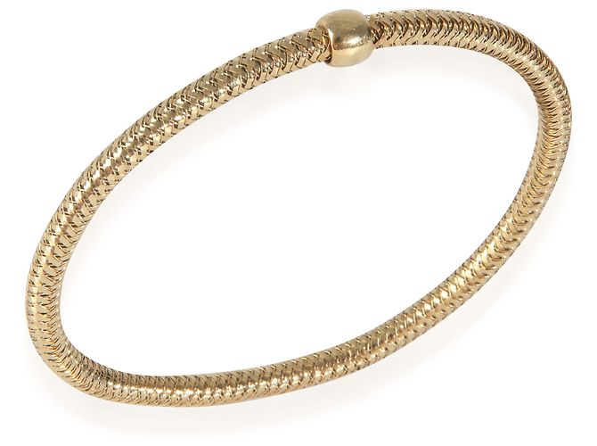 Bracelet flexible Primavera en or jaune 3,5 mm de Roberto Coin Argenté Métallisé - vue 4