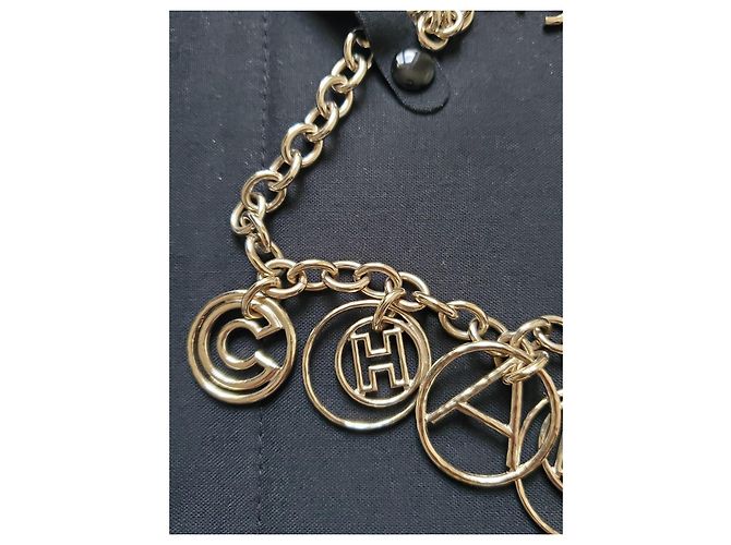 Collana Choker Chanel in Metallo Dorato D'oro - vista 3