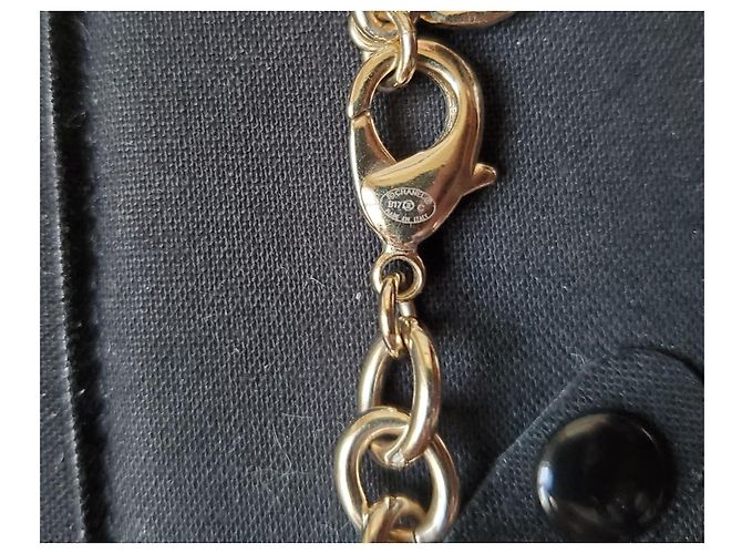 Collana Choker Chanel in Metallo Dorato D'oro - vista 4