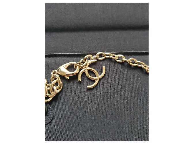 Collana Choker Chanel in Metallo Dorato D'oro - vista 5