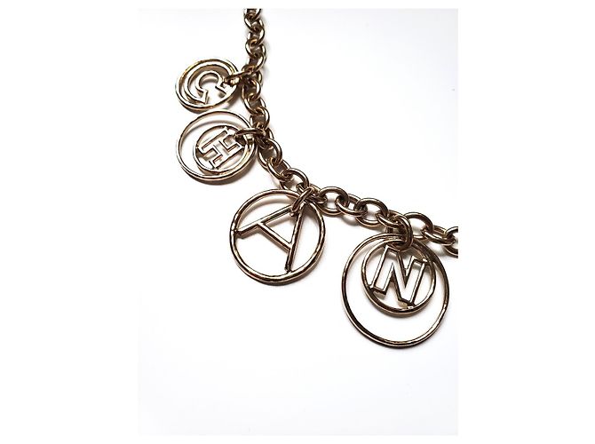 Collana Choker Chanel in Metallo Dorato D'oro - vista 6