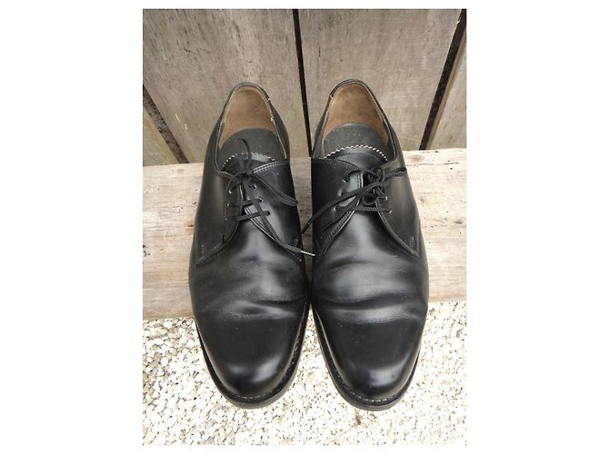 Autre Marque Scarpe Derby Bata in pelle nera Nero - vista 2
