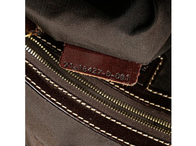 Borsa Fendi Zucchino Marrone - vista 10