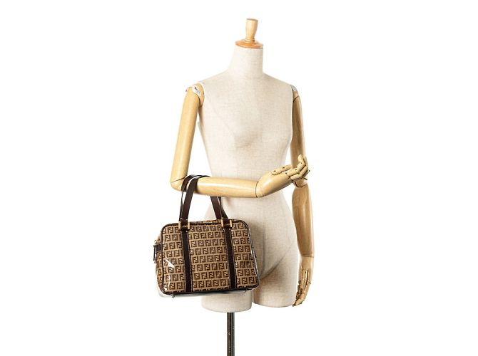 Borsa Fendi Zucchino Marrone - vista 11