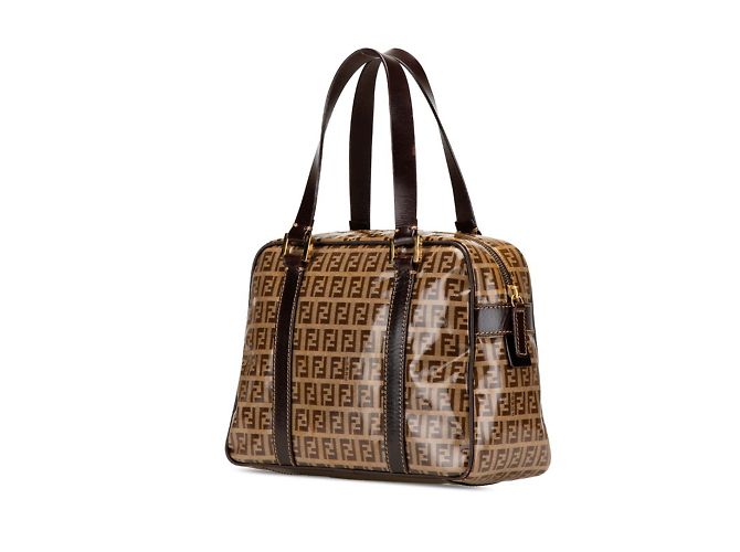 Borsa Fendi Zucchino Marrone - vista 2
