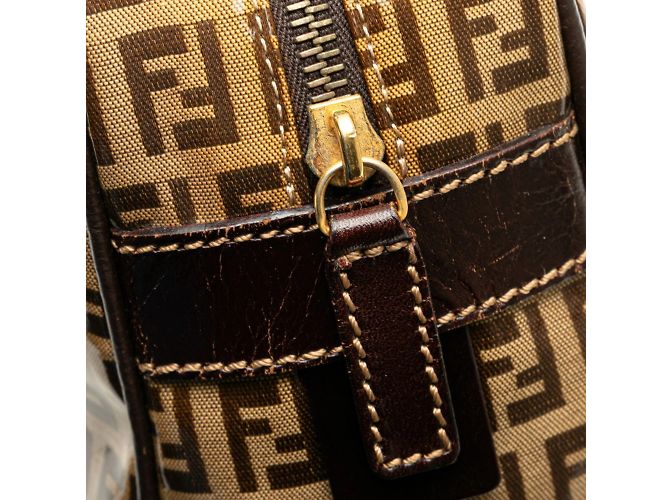 Borsa Fendi Zucchino Marrone - vista 6