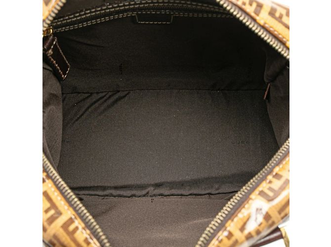 Borsa Fendi Zucchino Marrone - vista 7