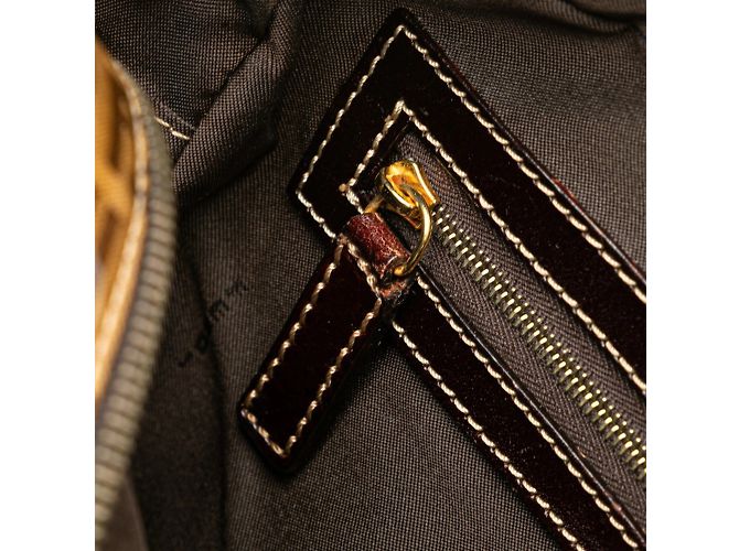 Borsa Fendi Zucchino Marrone - vista 8