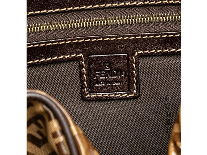 Borsa Fendi Zucchino Marrone - vista 9