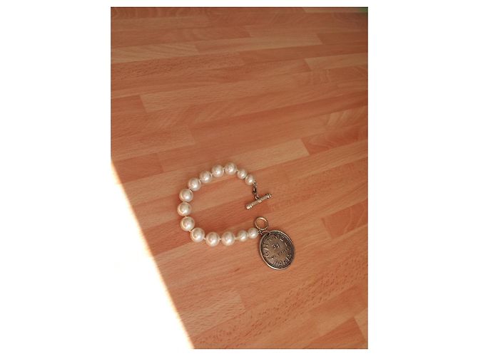 Chanel Perlenarmband mit Medaillon Mehrfarben - Ansicht 4