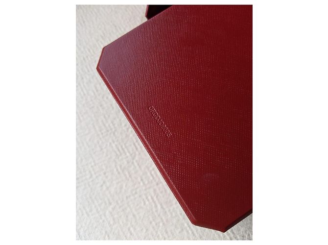 Cartier Steifer Armreif Bangle Manschette gefütterte Box Love Nail JUC Papiertüte Rot - Ansicht 14