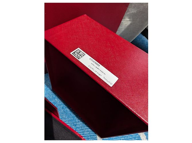 Cartier Steifer Armreif Bangle Manschette gefütterte Box Love Nail JUC Papiertüte Rot - Ansicht 6