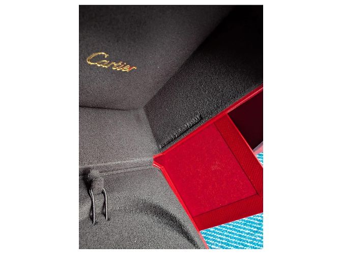 Cartier Love Trinity JUC Armband Bangle Doppelkasten Papiertüte Rot - Ansicht 8