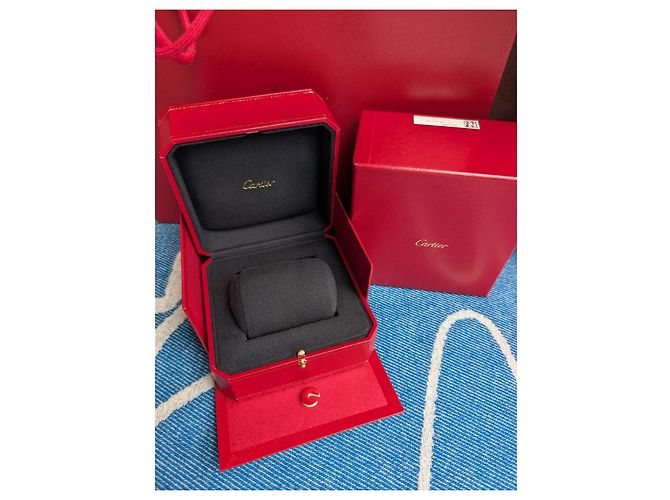 Cartier Bracciale Love Trinity JUC Scatola cuscino Sacchetto di carta Rosso - vista 3