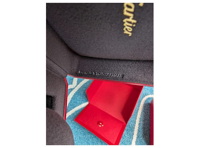 Cartier Bracciale Love Trinity JUC Scatola cuscino Sacchetto di carta Rosso - vista 4